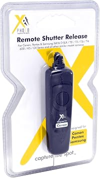Xit XT60RS Wired Remote Control for Canon T3i+ (Black)