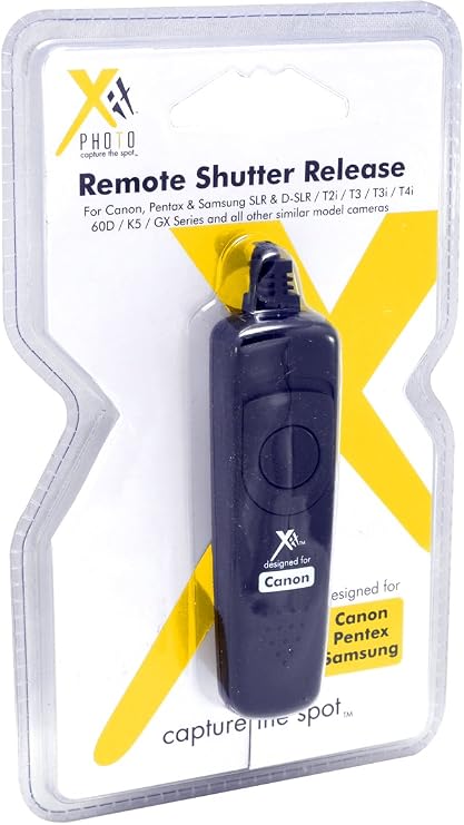 Xit XT60RS Wired Remote Control for Canon T3i+ (Black)