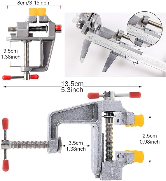Mini Bench Vise Small Table Clamp Universal Drill Press Vise For Diy Jewelry Watch Repairing Nuclear Carving Clip Hobby Craft Repair Tool