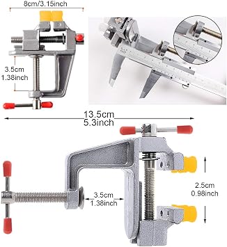 Mini Bench Vise Small Table Clamp Universal Drill Press Vise For Diy Jewelry Watch Repairing Nuclear Carving Clip Hobby Craft Repair Tool