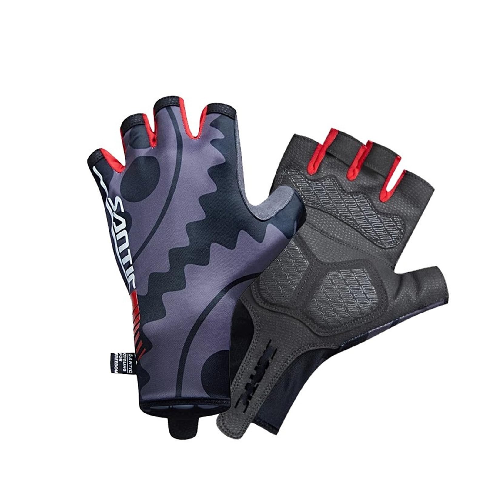 PuCio Motorrad-Fahrradhandschuhe, Winter-Thermo-Fleece, Vollfinger-Touchscreen, MTB, Rennrad-Handschuhe Männer und Frauen (Farbe : 1, Size : XL)