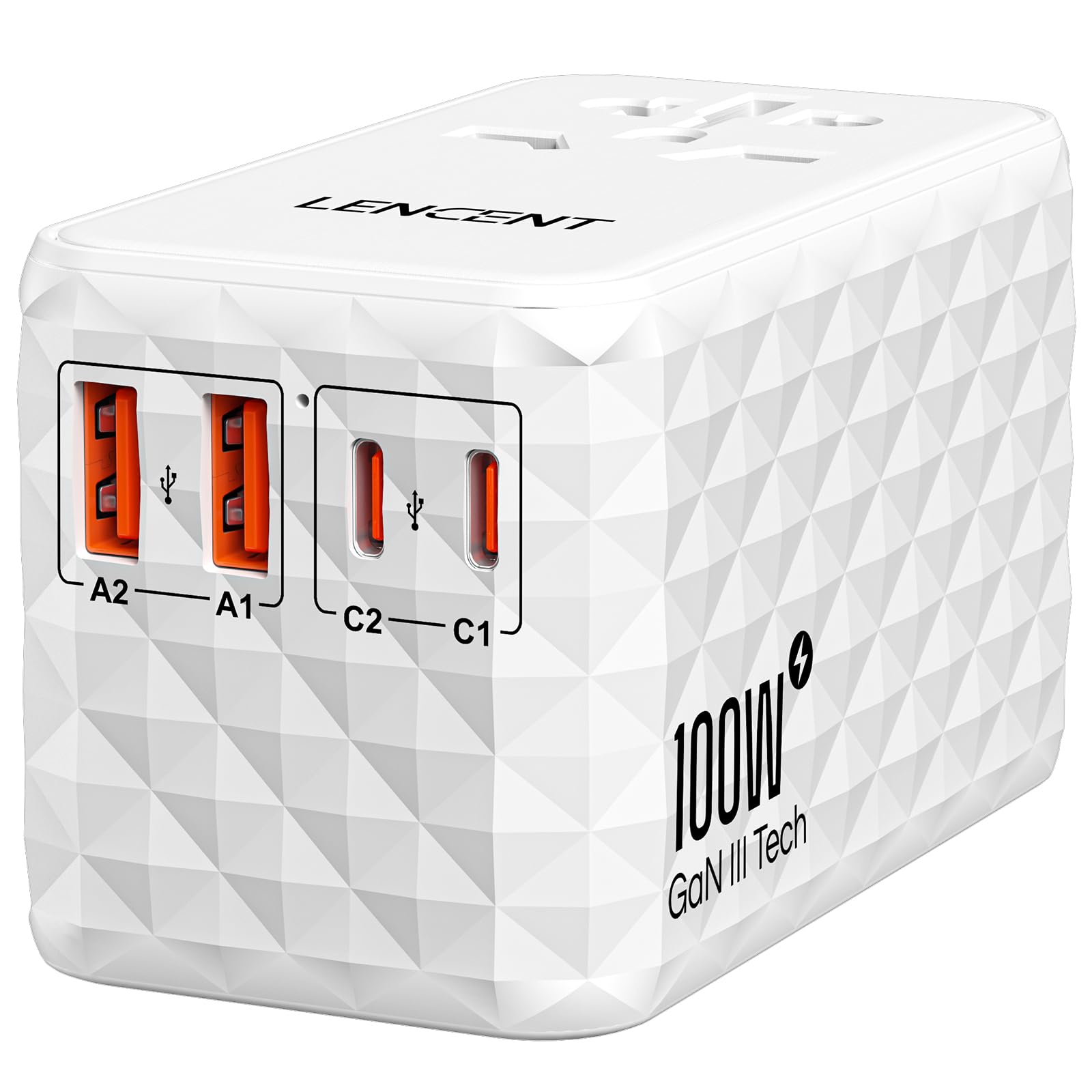 LENCENT 100W International Travel Adapter, Universal Travel Adapter