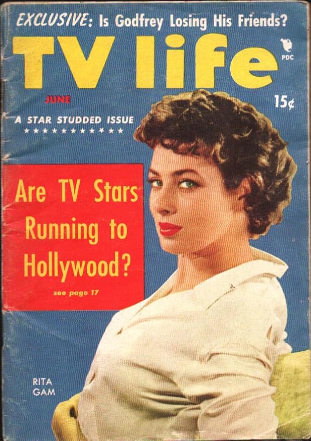 TV Life 6/1954-Rita Gam cover-Soap operas-Patti Page-Jackie Gleason-Walter Winch