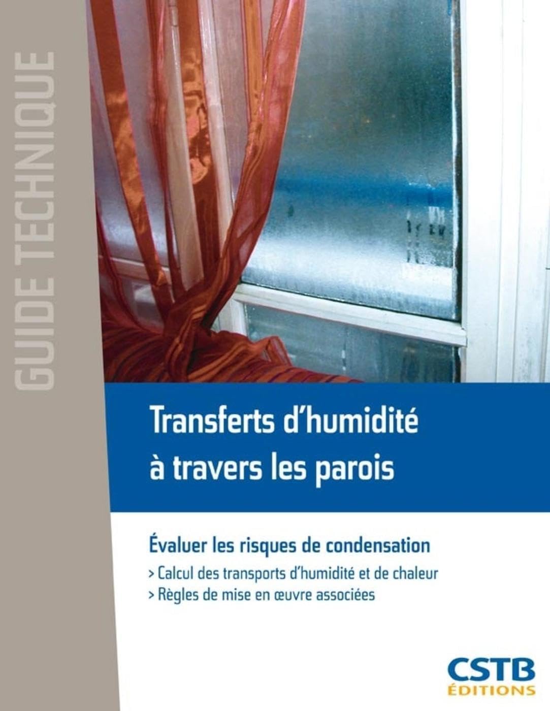 Transferts d'humidité à travers les parois: Evaluer les risques de condensation : calcul des transports d'humidité et de chaleur, règles de mise en oeuvre associées.