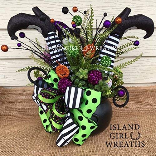 Halloween Centerpiece, Tabletop Centerpiece, Floral