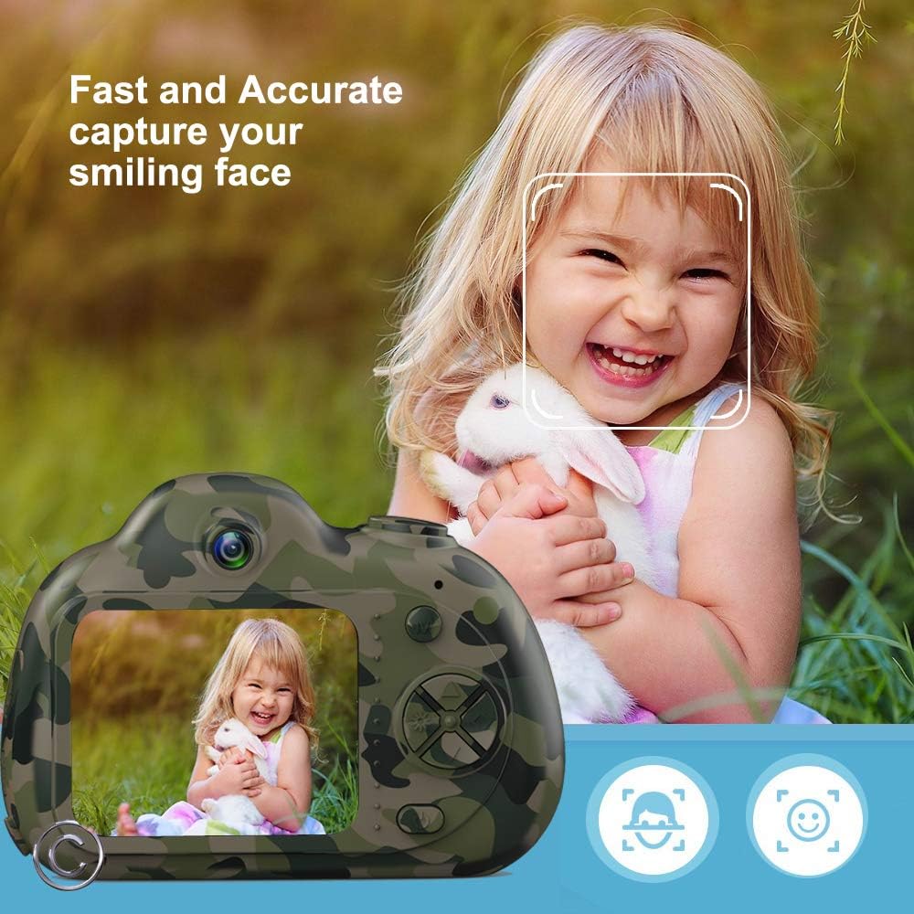 Crazy Deals Feeyea Kids Camera for Girls or Boys - Shockproof Kid Digital Camera with Soft Silicone Shell and HD Screen for Outdoor Play, Great Gifts for 4-8 Year Old Boys (32G TF Card Included)(Green) Promo 40% OFF Feeyea Kids Camera for Girls or Boys - Shockproof Kid Digital Camera with Soft Silicone Shell and HD Screen for Outdoor Play, Great Gifts for 4-8 Year Old Boys (32G TF Card Included)(Green)