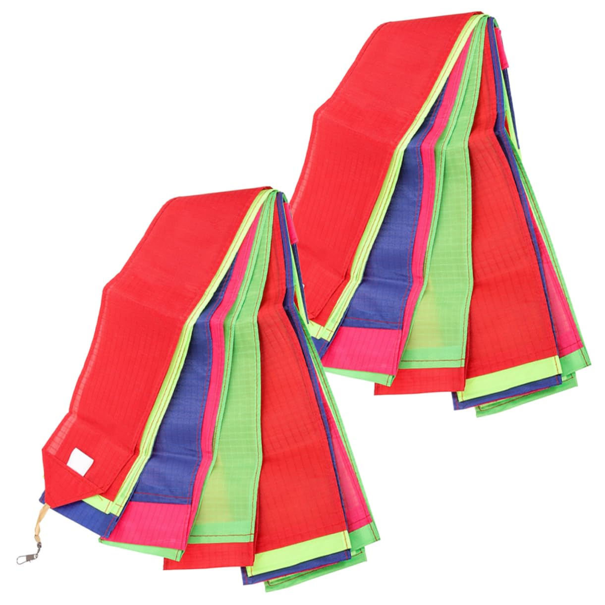 KESYOO 1set Colorful Kite Tail Streamers Kite Decoration Accessory Eye Catching Long Ribbon Tails for Outdoor Fun and Creative Play 2pcs