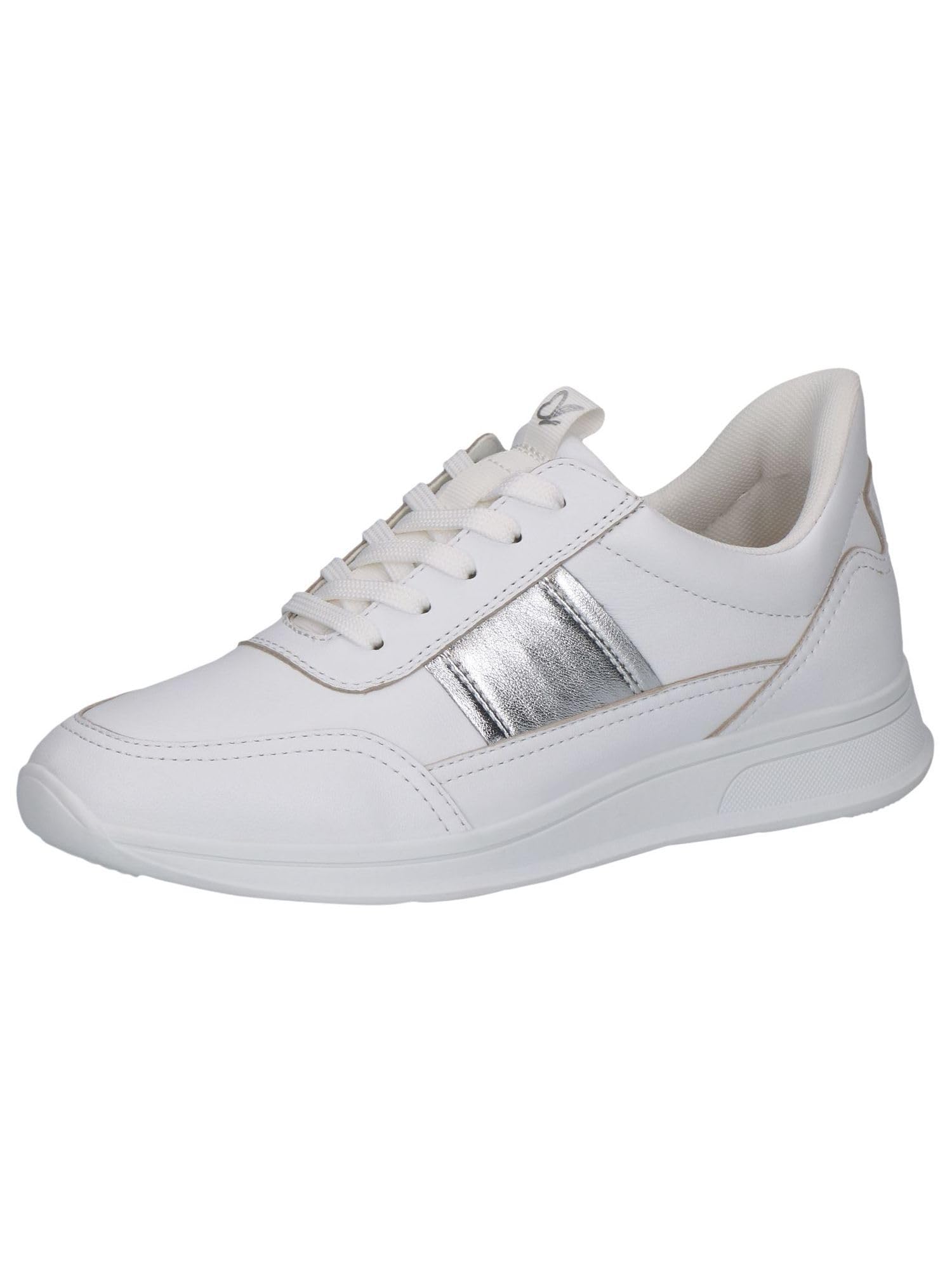CAPRICE Damen Sneaker flach aus Leder Low Top