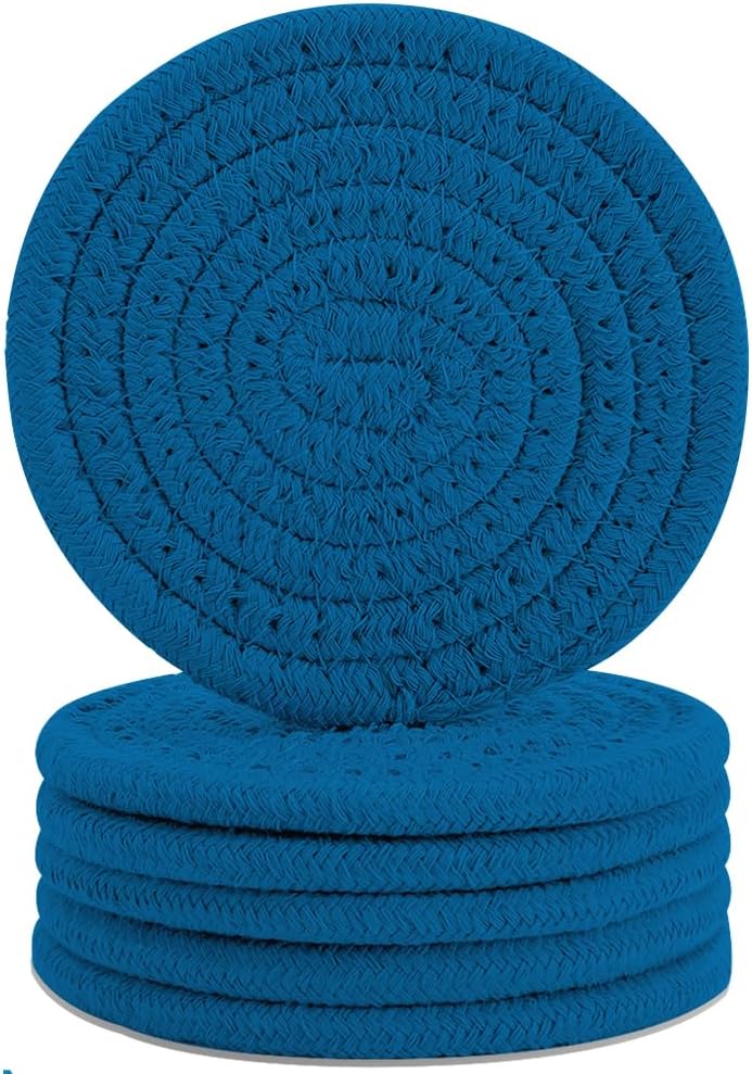 Avalon Kitchen Cute Coaster Set of 6 Pcs, Super Absorbent