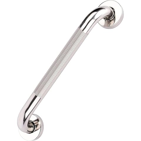 supregear Grab Bars for Bathtubs and Showers, Anti Slip Bathroom Grab Bars for Seniors, 304 Stainless Steel Safety Shower Handle, Toilet Handicap Elderly Assist Bathroom Wall Handle, 16 inch