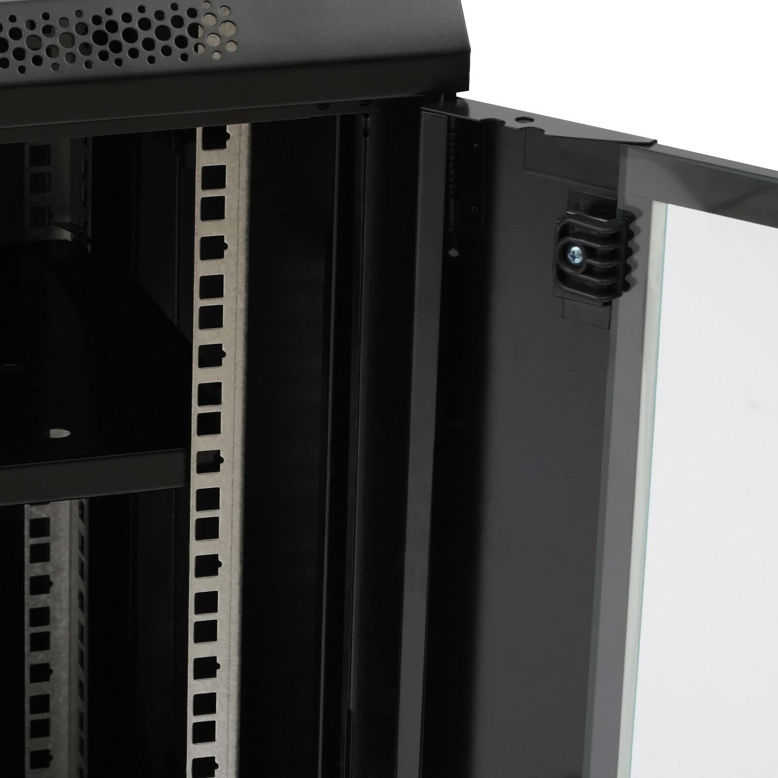 12U - Armadio dati a parete per server rack per casa e ufficio, profondità 450 mm, ideale per l'organizzazione di apparecchiature informatiche