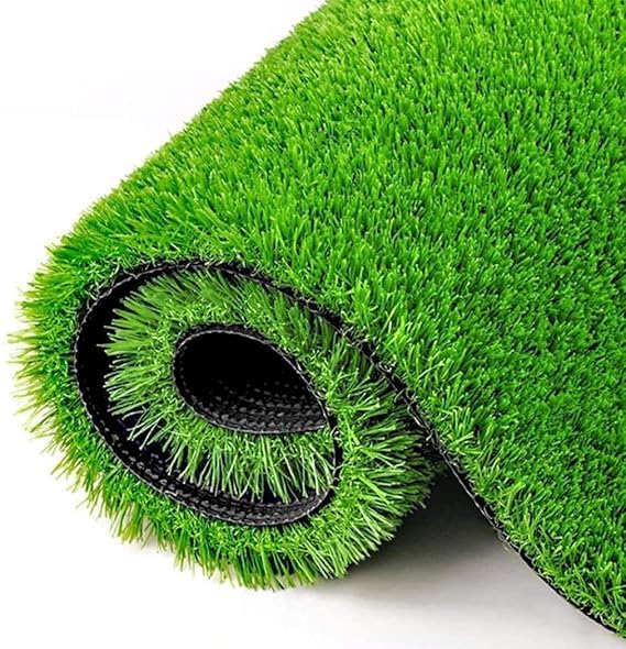 SAYIOOZAA® Plastic 35 Mm High Density Artificial Grass Carpet Mat for Balcony, Lawn, Door, Green (2 x 1 Feet)-image-31