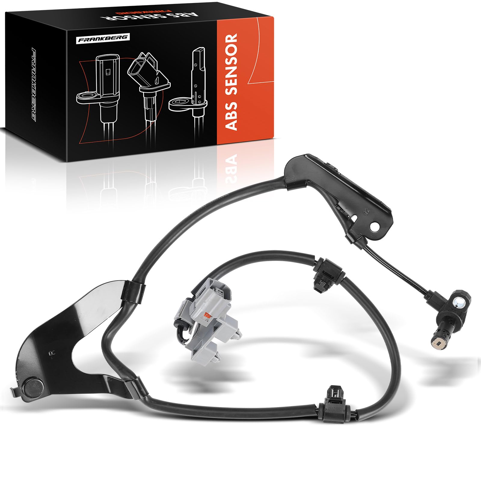 Frankberg Sensore Velocità Ruota Sensore ABS 2-Poli Anteriore Diritto Compatibile con D-Max II TFR TFS 1.9L 2.5L 2012-2025 D-Max II Platform/Chassis TFR TFS 2.5L 2012-2025 Replace# 8982924320