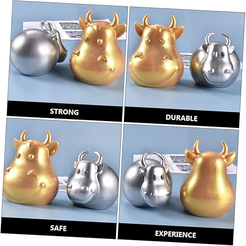 Miniatura 3 de SEWACC Molde de silicona para animales de silicona, moldes de silicona para gomitas, resina de silicona para animales, artesanía, ganado, vaca,