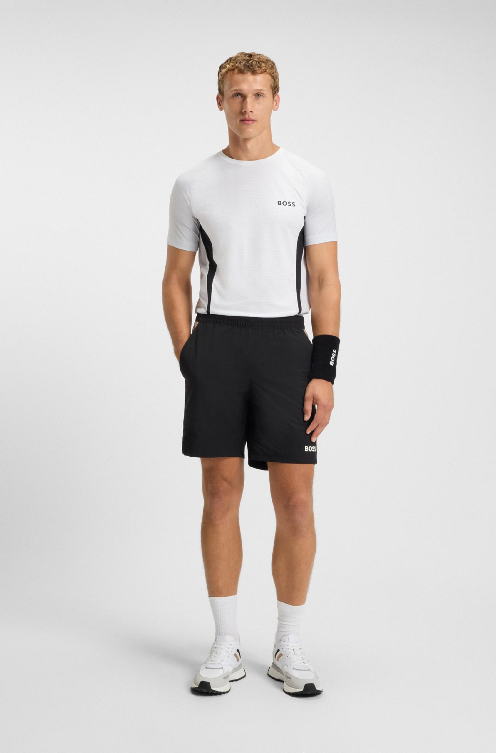 BOSS Hommes Jonah Runn Baskets Style Chaussures de Course avec Semelle extérieure en Gomme EVA