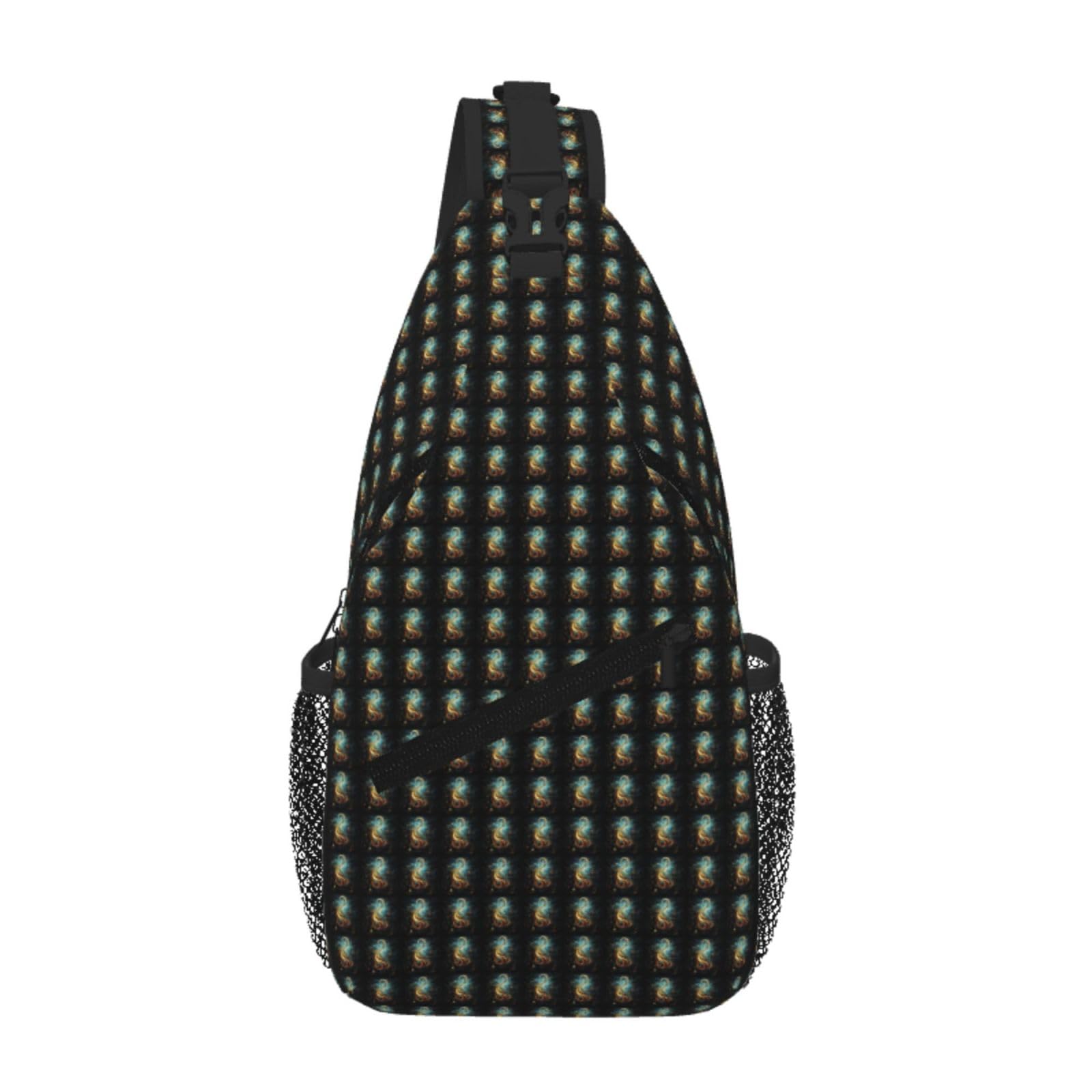 Bolsa de pecho cómoda para evitar peso mochila diagonal de música 8