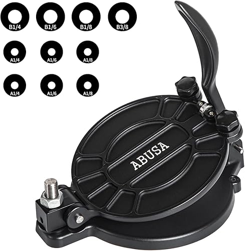 Miniatura 16 de Prensa de tortilla ajustable de grosor de 8 pulgadas, color bronce, Roti, prensa de masa, Dosa, Tawa, tamal, pizza, pastel, patty