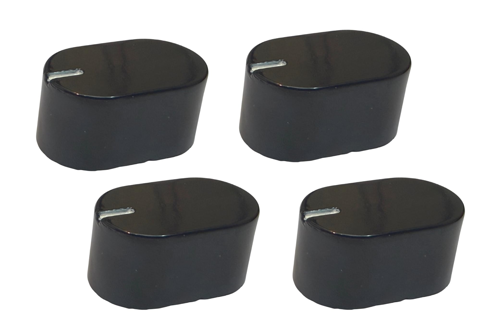Stove Knobs - Black Replacement for Prestiage Edge -6 Stove Knobs - Black Replacement for Prestiage Edge -6