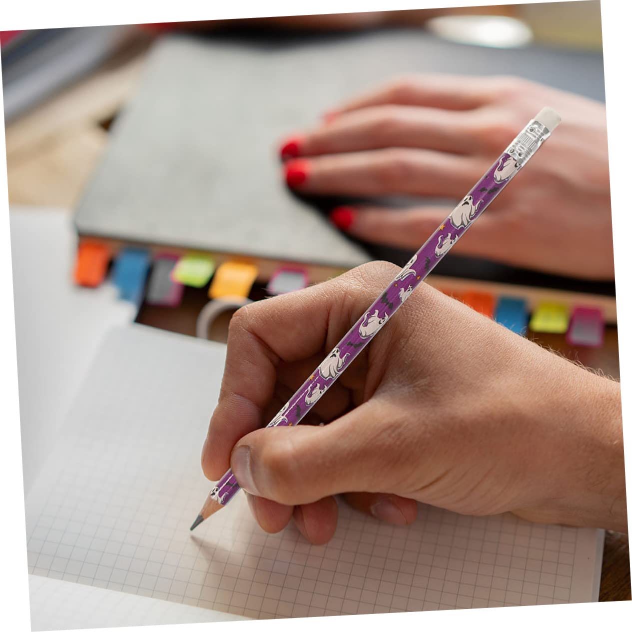 NUOBESTY 5 Sätze Halloween-bleistift Geburtstagsstifte Für Studenten Bleistifte Radiergummis Studenten Bleistift Entzückender Schreibbleistift Bleistift Schreiben Linde 30 Stück * 5
