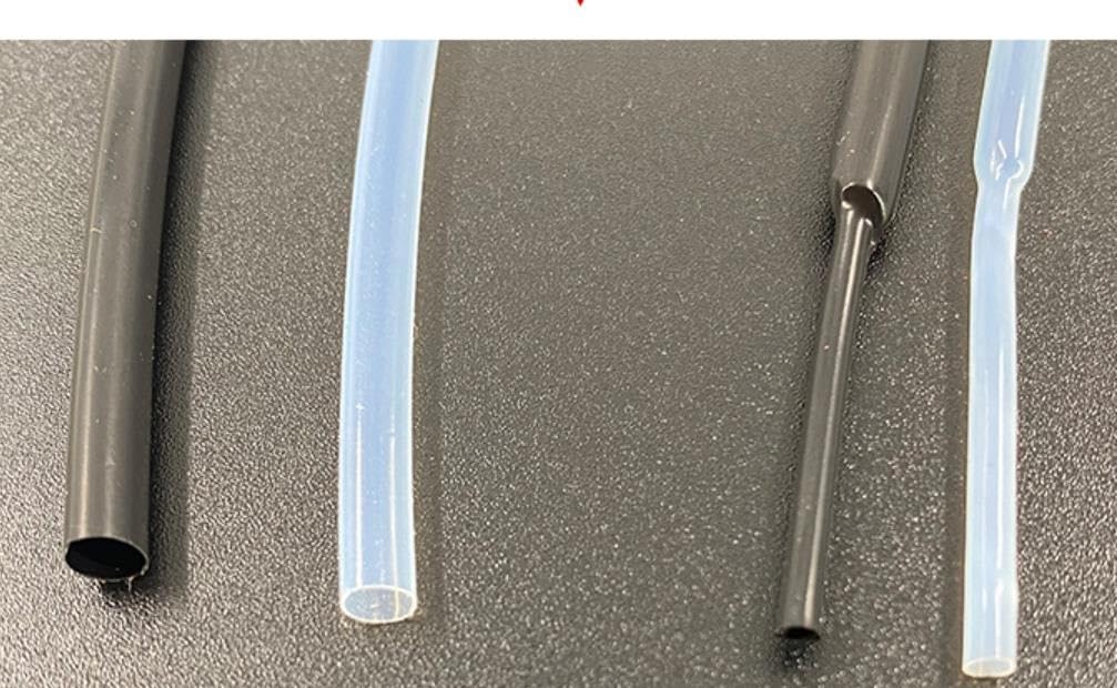 Tubo retráctil de PTFE, 4,5mm, 5mm, 5,5mm, 6mm, 7mm, Tubo termorretráctil de PTFE, manguera termorretráctil, resistente al calor, corrosión 1,7 Transporte Flexible(4 to 7mm)
