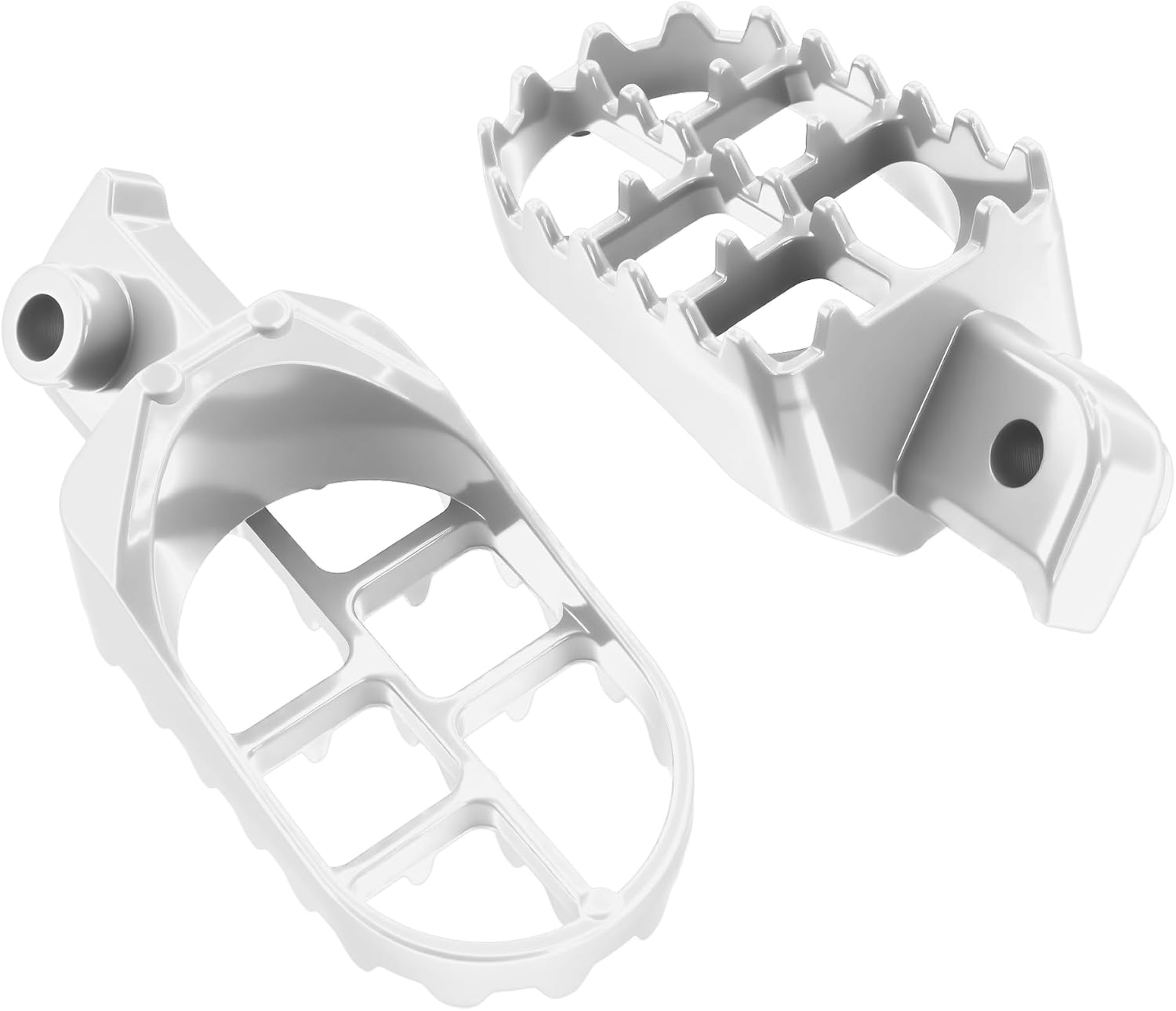 PRO BAT Motorcycle Foot Pegs Pedal Pad Footrest Aluminium For Pit Dirt Bike PW50 PW80 TW200 XR CRF 50 70 Silver
