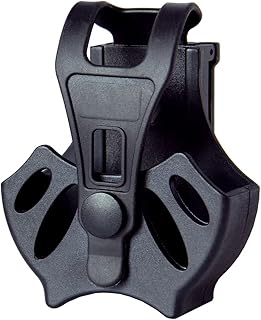 X2TKTACT Polymer Handcuff Case for Most Chain or Hinged Cuffs,Fits ASP, Quick Release Law Enforcement Duty Handcuff Holster, MOLLE Compatible Belt Clip