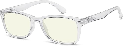 Eyekepper Gafas de filtro de luz azul - Reducen la fatiga ocular - Marco transparente+0