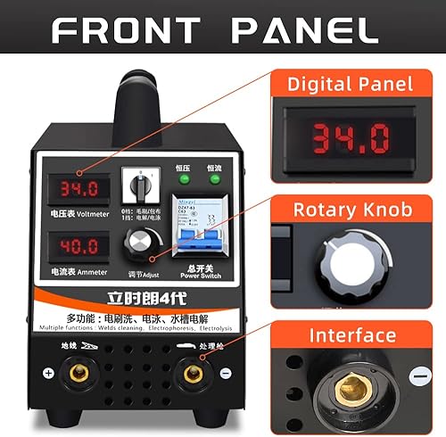 Miniatura 4 de LSL-4000 Máquina de limpieza de electrólisis de perlas de soldadura 220V, limpiador industrial de soldadura para TIG, soldaduras por puntos.