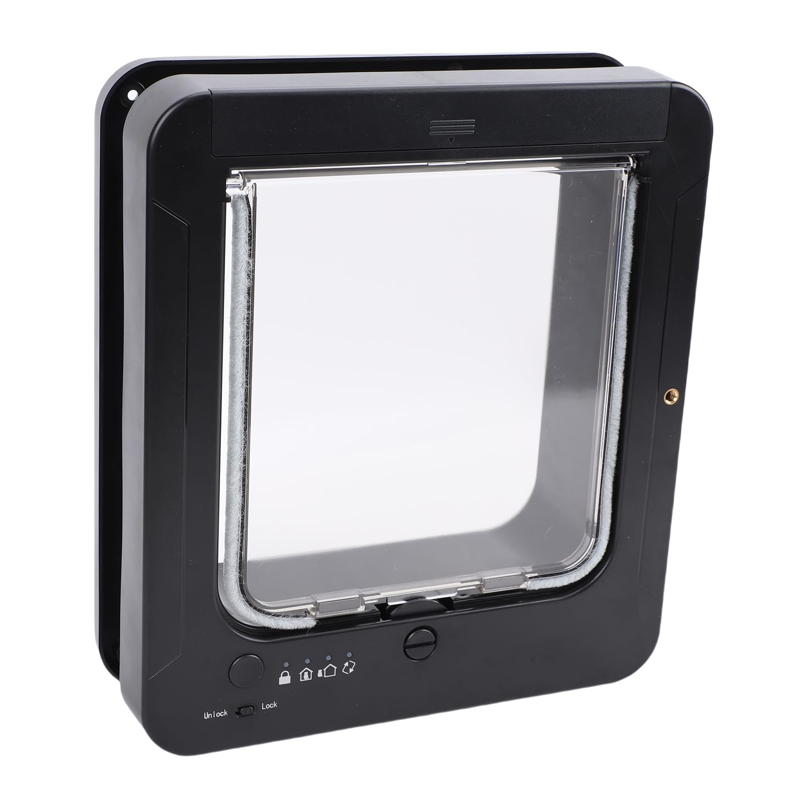 Puerta Inteligente para Gatos con Detección Eléctrica Automática, Puerta para Mascotas Activada por Collar, Solapa para Mascotas con Entrada Bidireccional para Gatitos y Perritos
