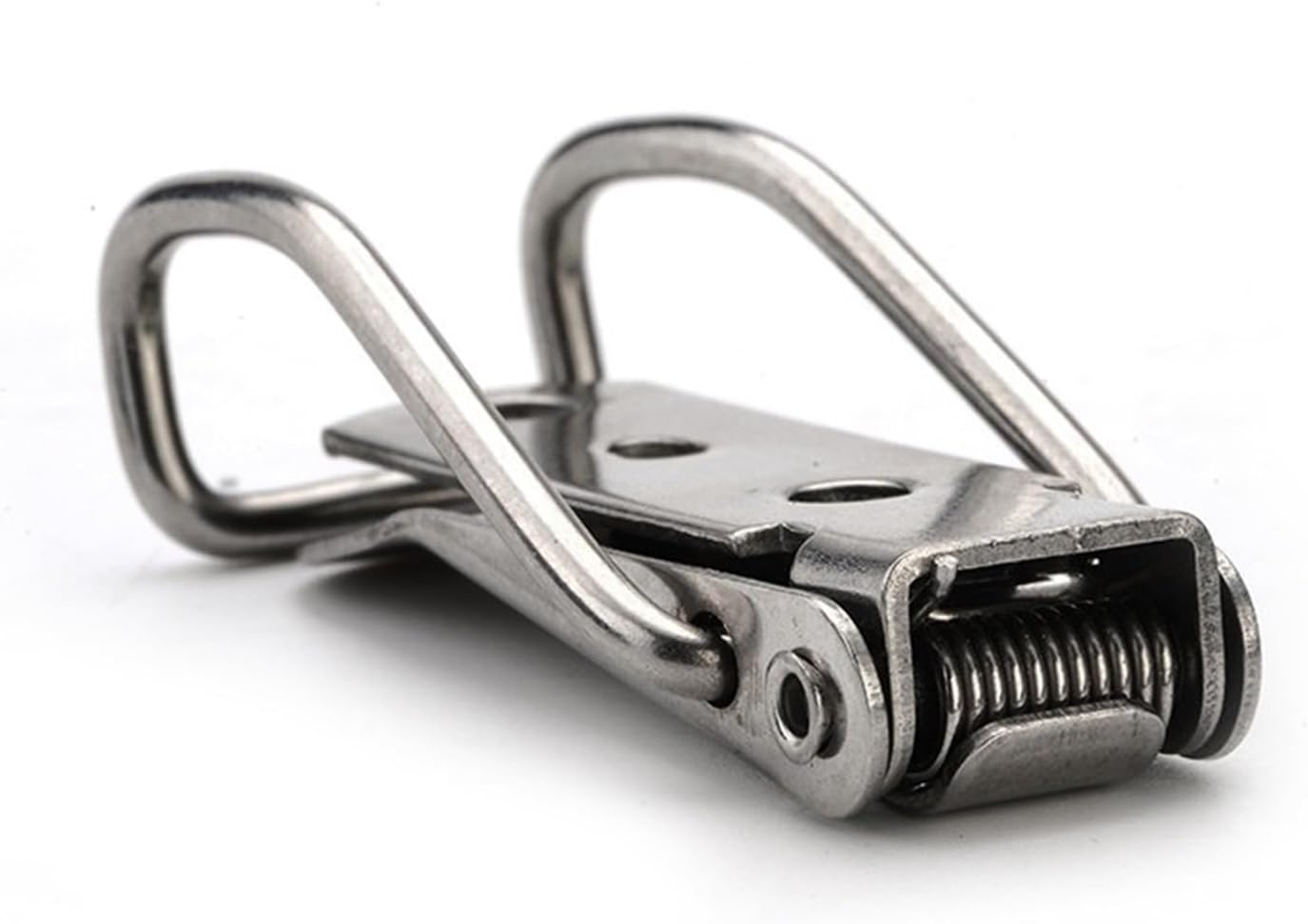 4Pcs J115B Mild Steel Cabinet Boxes Hasp Lock 74 * 20 Spring Loaded Latch Catch Toggle Locks