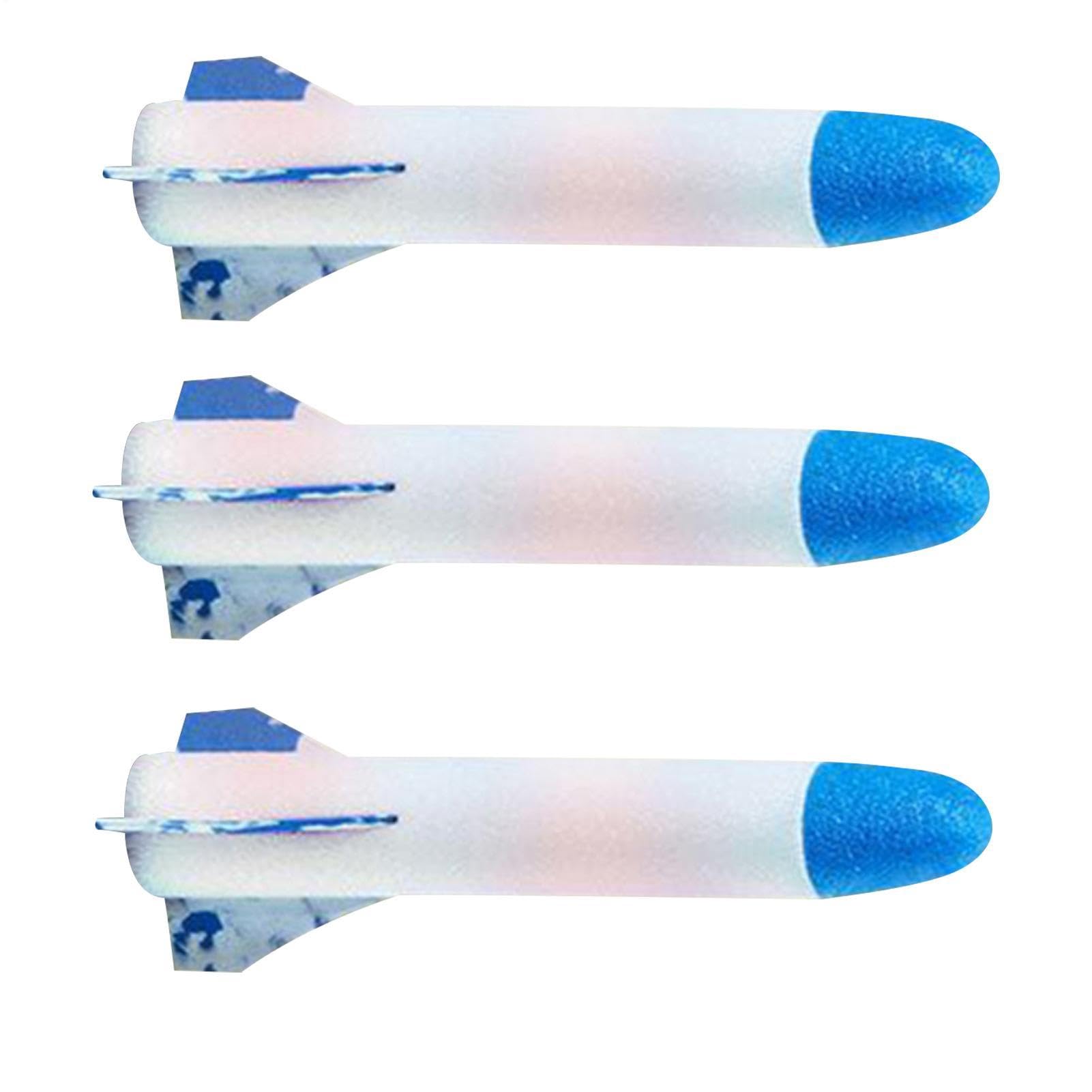 Foam Rockets – | Rocket Launcher | Rockets Toy | Air Powered Foam Launcher Set For Outdoor Play Kids Activity Sports Training Games Backyard Fun And Group Entertainment Use