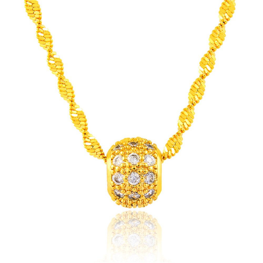 Colgante de oro de 24k para hombre accesorio diario de la suerte para la oficina 5