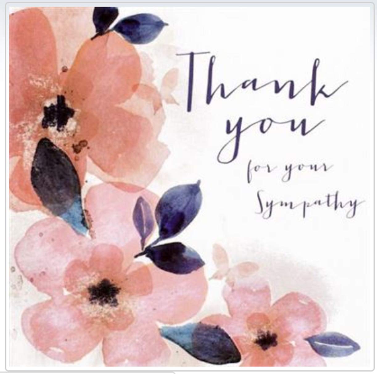 Buy 6 thank you for your sympathy cards with envelopes Online at desertcartOMAN