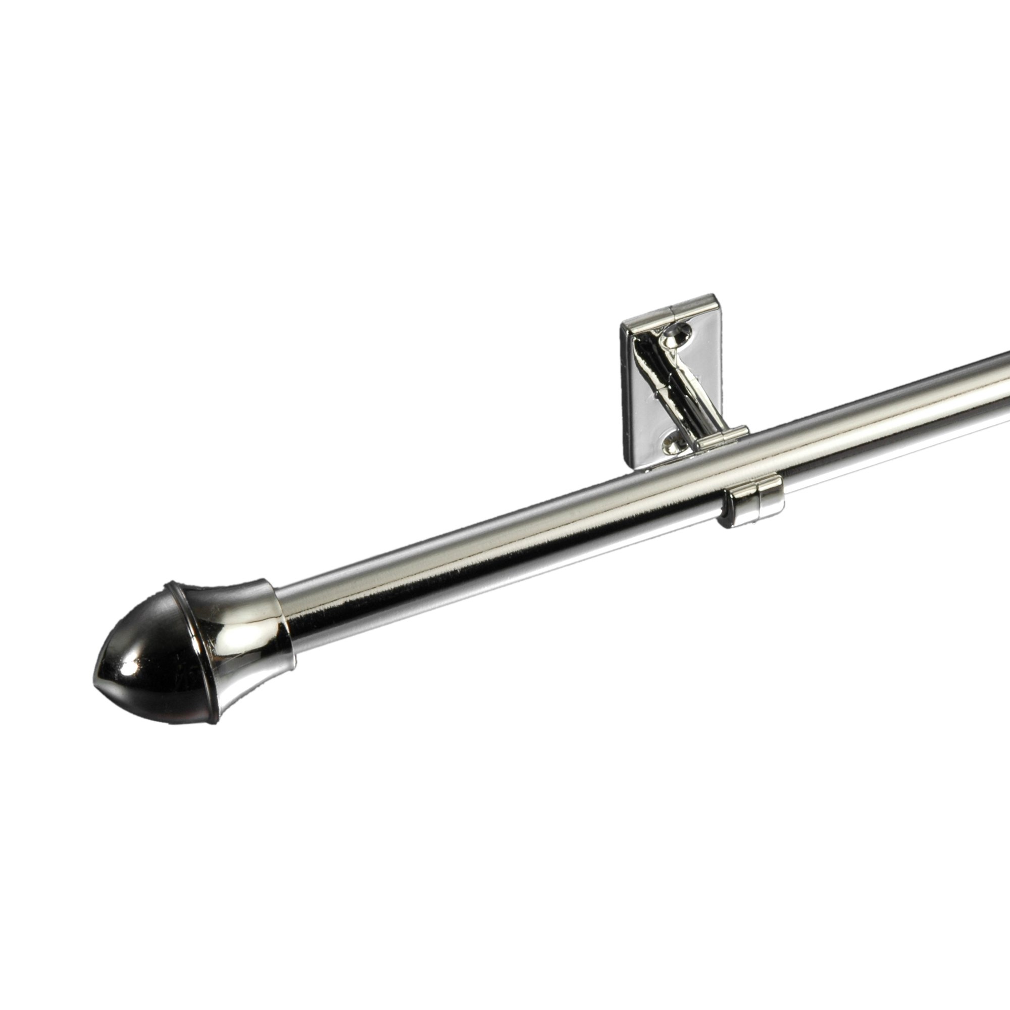 Scheibenstange El Paradiso, 12 mm Cafehausstange silber matt Variante 135-225 cm ausziehbar