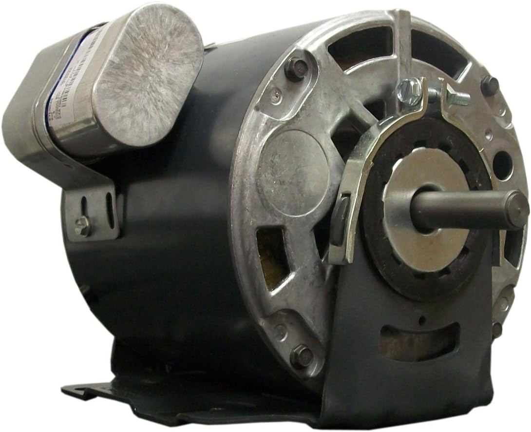 Fasco D827 5.6-Inch Diameter PSC Motor, 1/8 HP, 115 Volts, 700 RPM, 1 Speed, 2.8 Amps, CCW Rotation, Ball Bearing