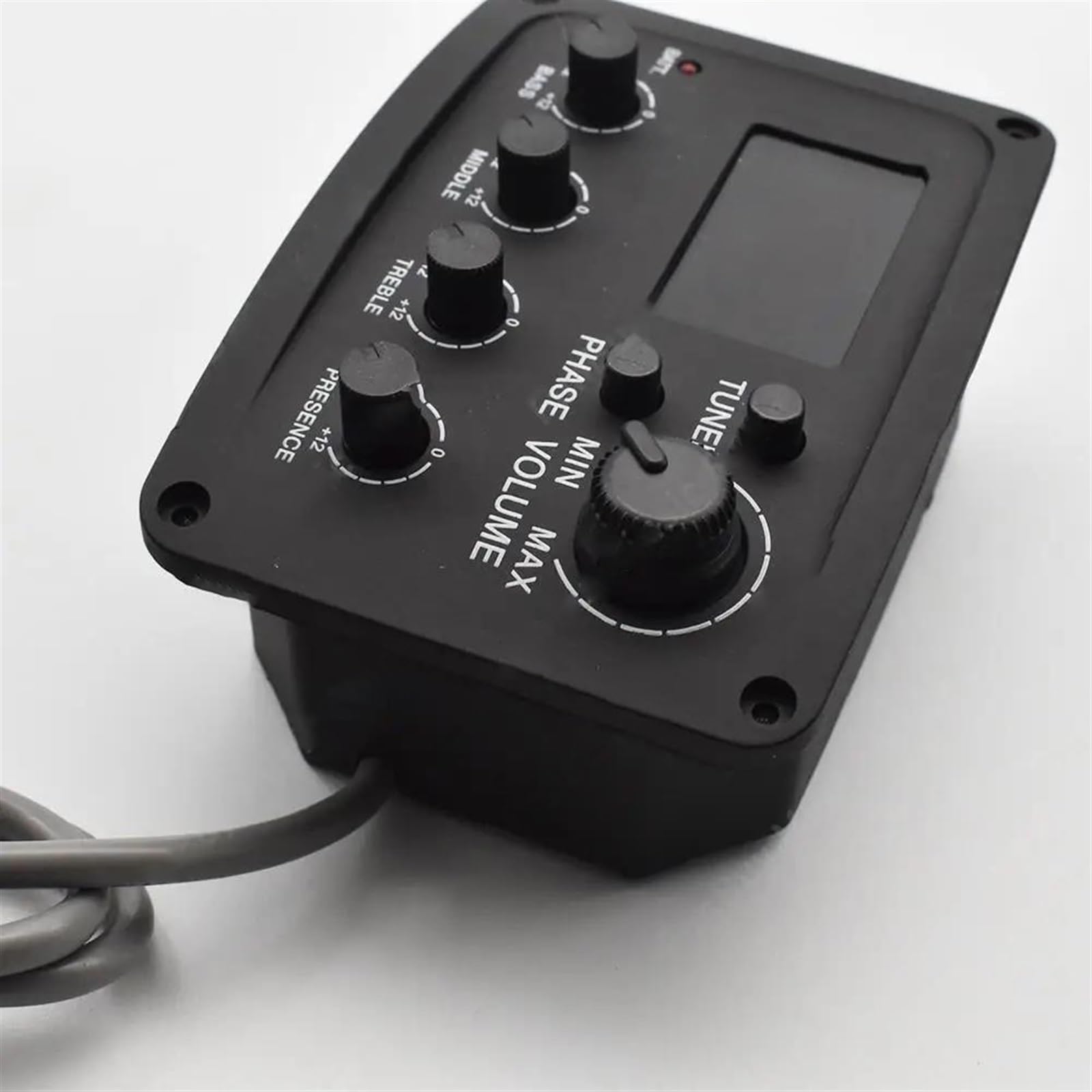12 Set 4 Bande Pickup Per Chitarra Acustica Pickup Piezoelettrico Per Chitarra Preamplificatore Con Accordatore Equalizzatore Pickup