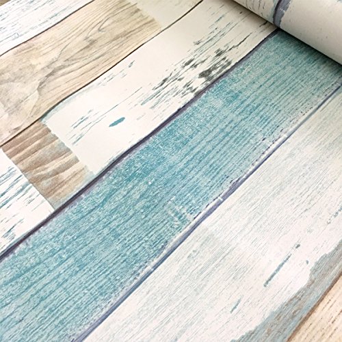 Self Adhesive Decorative Wood Panel Shelf Liner Wall Paper Peel and Stick Wallpaper for Kitchen Cabinet Countertop Shelves Walls Furniture Table Pantry Craft Projects 17.7x78.7 Inches - Thumbnail 5