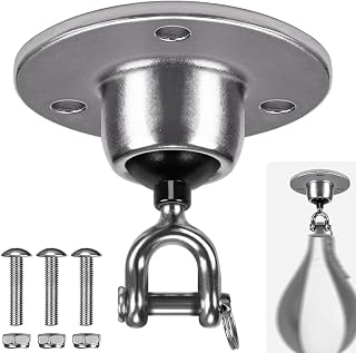 BeneLabel Speed Bag Swivel - Stainless Steel Speedbag Swivel with 360° Rotation - Boxing Bearing Swivel for Punching Bag - Easy Setup On Hanging Punching Speed Bag Platform Stand