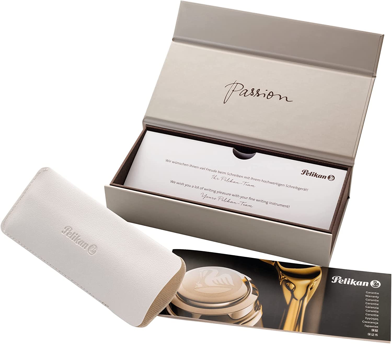 Pelikan Füllhalter Classic 200, Schwarz, Feder B (breit), hochwertiger Patronenfüller im Geschenk-Etui mit 10 Edelstein Sapphire (blau) Patronen im Metalletui