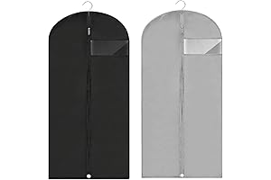 Garment Bags for Gowns: 60-Inch, Supreme Quality Long-Lasting Protection at Home & Whilst Traveling