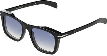 DB 7000/S BLACK/BLUE SHADED 51/20/145 men Sunglasses