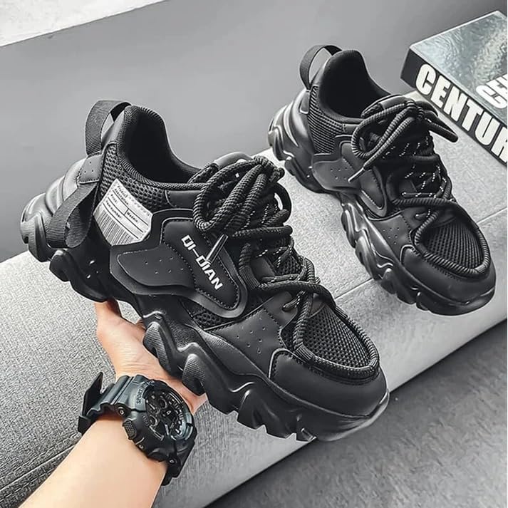 Image of Cruiser Sneaker for Men | Lightweight & Comfortable | Stylish Lace-Up Casual Footwear with Cushioned Insole | Perfect for Versatile Outfits (2648)