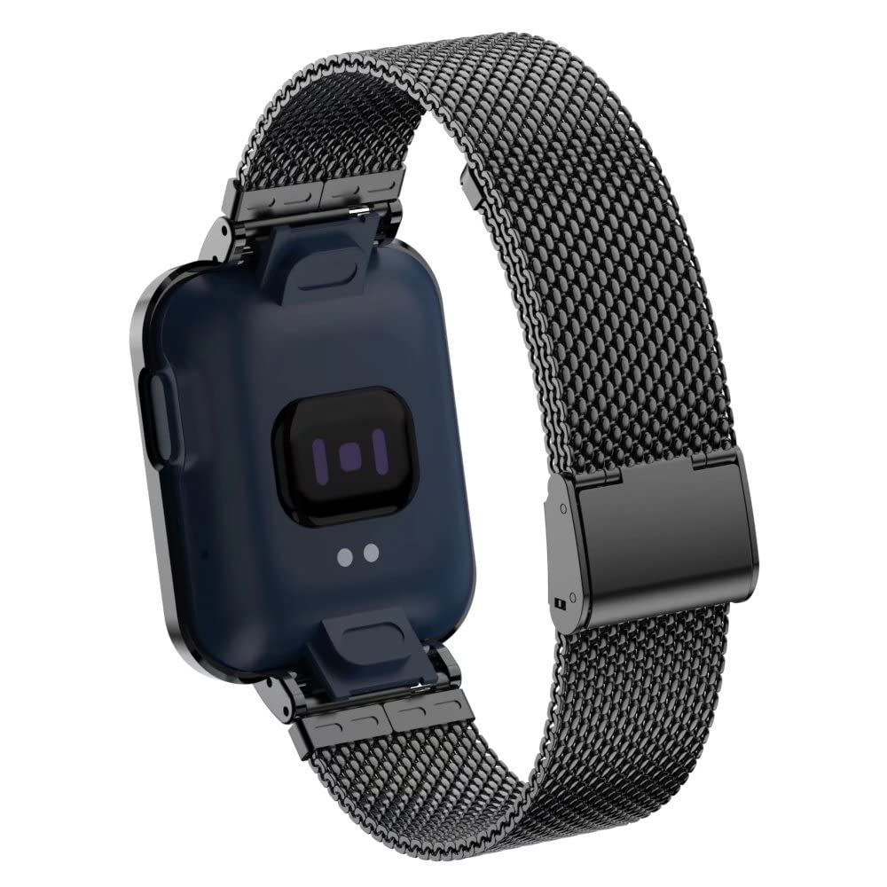 nuosiweilang Bracelet Compatible with Xiaomi Mi Watch Lite/Redmi Watch Strap Metal,Stainless Steel Metal Wrist Strap Wristband WatchBand Accessories for Xiaomi Mi Watch Lite/Redmi Watch - Image 3