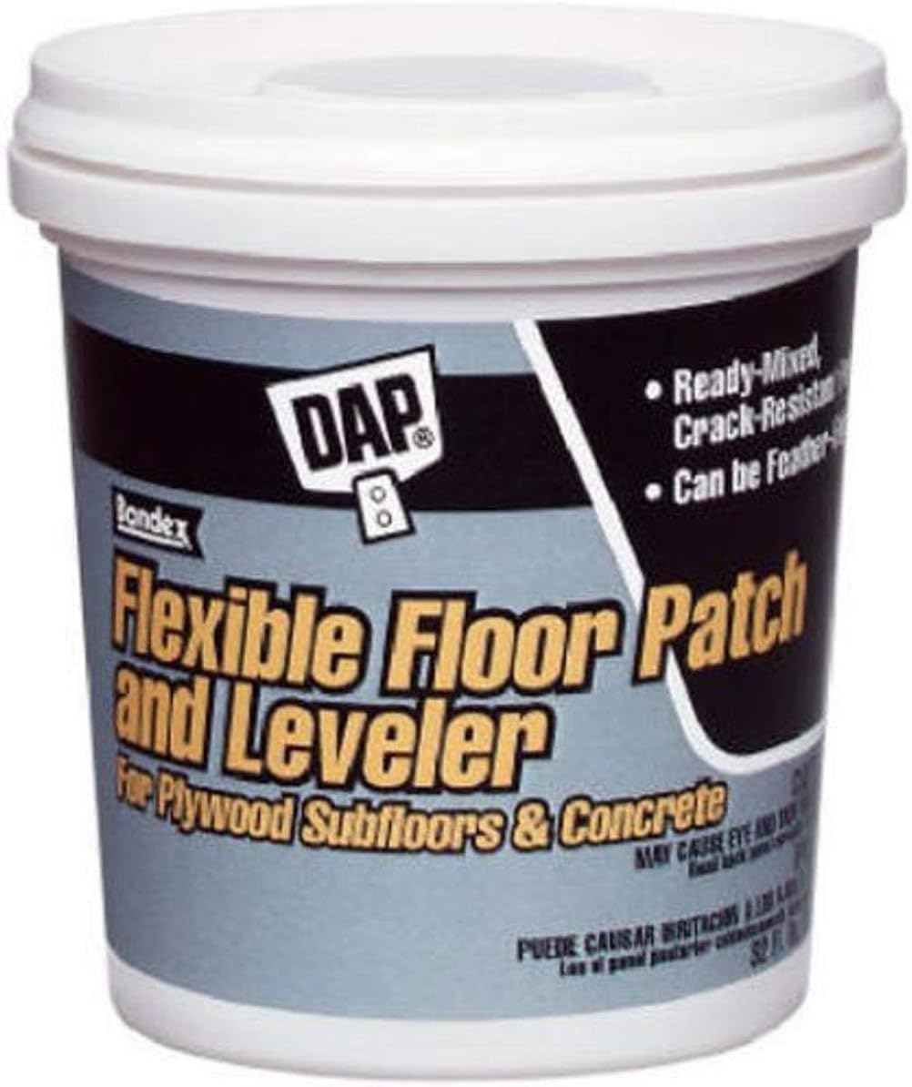 DAP 59184 QT RTU FLR Leveler, Light Gray - Wall Surface Repair Products - 