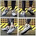 SUADEX Steel Toe Sneakers for Men Women Indestructible Work Shoes Lightweight Comfortable Safety Sneakers Slip-Resistant Composite Toe Shoes for Construction Grey
