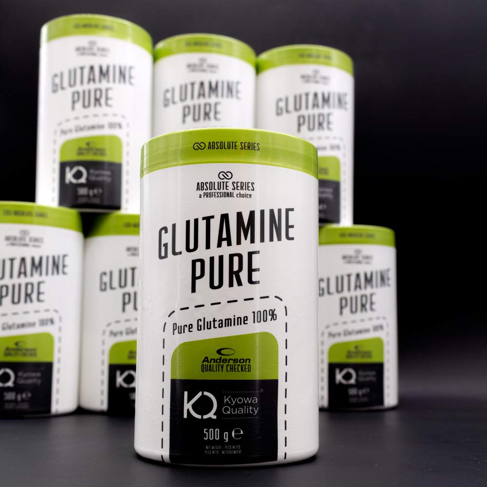 anderson L-Glutammina Pura vegetale in polvere, kyowa quality®, favorisce l'idratazione muscolare, absolute series GLUTAMINE PURE – made in italy