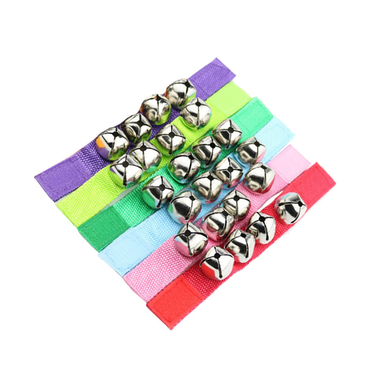 ERINGOGO 6pcs Wrist Bell Rattle for Musical Instrument for Kindergarten Performance Educational