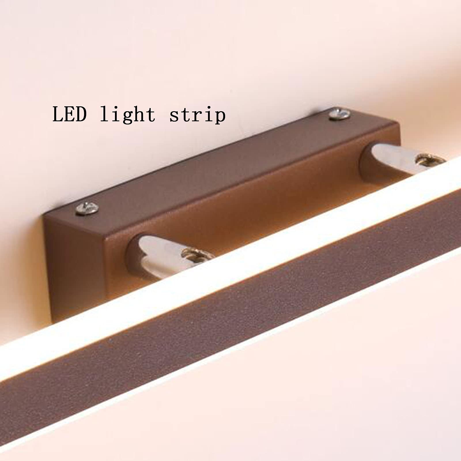 Iluminación de tocador Luces de Espejo de baño Luz Frontal de Espejo Vintage Lámpara de Pared Retro Luces de gabinete antivaho Impermeables Luz de Maquillaje de tocador Luces de baño (60 cm,