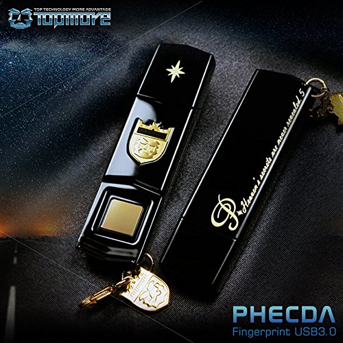 image for TOPMORE Phecda Fingerprint Recognition USB3.0 Flash Drive Fingerprint 