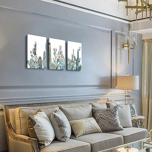 Miniatura 6 de Lienzo decorativo para pared de dormitorio, sala de estar, impresiones en lienzo, obras de arte, decoración de pared de baño, plantas verdes,